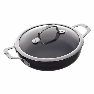 6. BALLARINI Alba deep frying pan with 2 handles, titanium, 24 cm ALBG3ED.24D