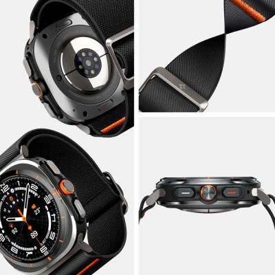 10. Spigen Fit Lite Strap for Galaxy Watch Ultra 47mm - Black