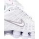 5. Nike SHOX TL Metallic Silver Men's Sports Shoes White - AV3595-100