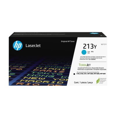 28. HP Original 213Y Extra High Yield Cyan LaserJet Toner Cartridge