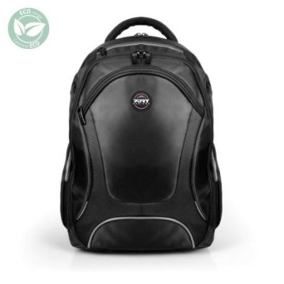 Port Designs Courchevel Backpack Black Nylon Hiking Backpack