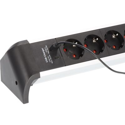 3. Power strip Brennenstuhl Steckdosenleiste ALU-Office-Line 4gn. 1.8m USB