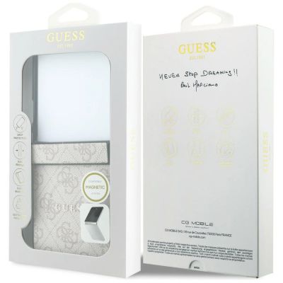 8. Guess 4G Classic MagSafe Case for Samsung Galaxy Z Flip 8 - Pink