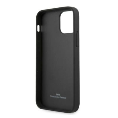 7. BMW Leather Perforated Sides Case for iPhone 12 / iPhone 12 Pro - Black