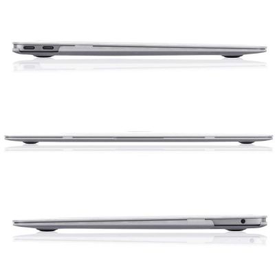 4. Tech-Protect SmartShell Case for MacBook Air 13" M2 / M3 / 2022-2024 - Clear-Glitter