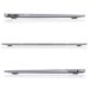 4. Tech-Protect SmartShell Case for MacBook Air 13" M2 / M3 / 2022-2024 - Clear-Glitter
