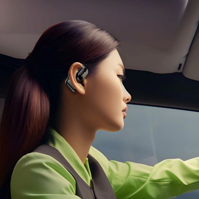 5. OWS Dudao U4A Bluetooth 5.3 IPX5 business headset - black