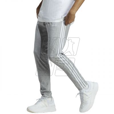 3. adidas Essentials Single Jersey Tapered Open Hem 3-Stripes M IC0046 pants
