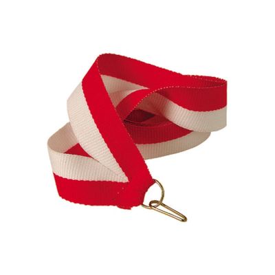 7. Ribbon 11 mm - white and red