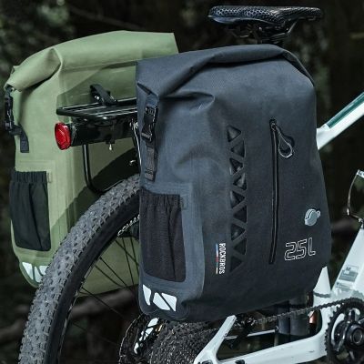 3. ROCKBROS Bicycle Pannier Bag for Rear Rack 30140114001