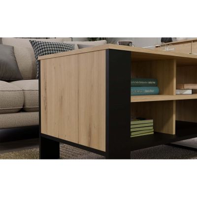 6. COFFEE TABLE MODERN 4P ARTISAN BLACK LEG