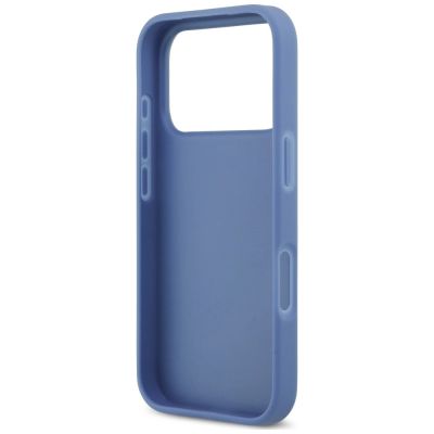 7. Guess 4G Nauble Card Triangle Case for iPhone 18 Pro / 17 Pro – Blue