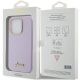 8. Guess Glitter Glossy Script case for iPhone 15 Pro - lilac
