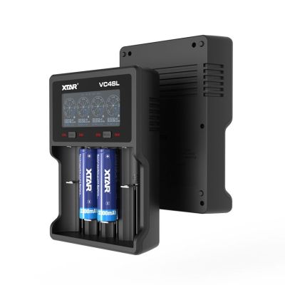 4. XTAR CHARGER FOR CYLINDRICAL BATTERIES LI-ION/NI-MH/NI-CD 18650 VC4SL