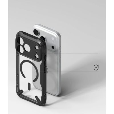 7. Ringke Fusion X Magnetic MagSafe Case for iPhone 18 Pro Max / 17 Pro Max - Black