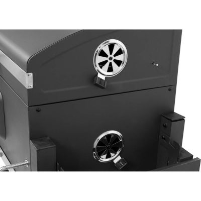 17. XXL charcoal grill, cast iron grate, 78x42.5cm
