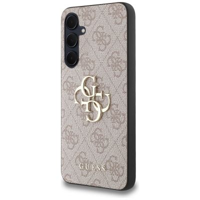 2. Guess 4G Big Metal Logo case for Samsung Galaxy A35 - pink