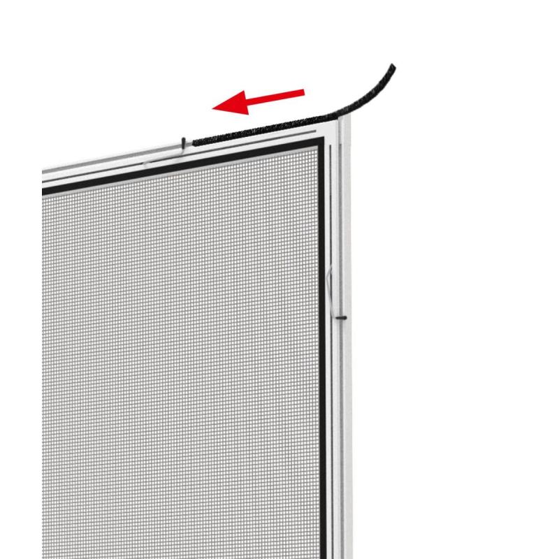 24. MOSQUITO NET WINDOW ALU 100X120 WHITE