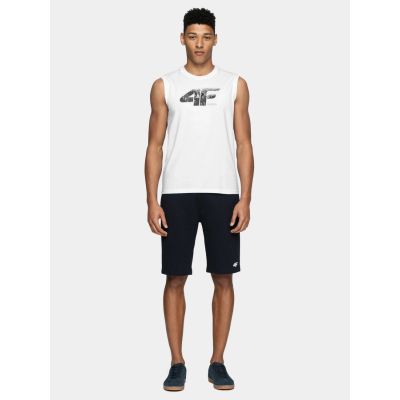 2. Men's sleeveless shirt 4F 4FWSS26TSLEM357-10S