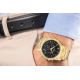 4. Men's Watch Giewont Chronograph Sapphire Gold Black GW9460-B4