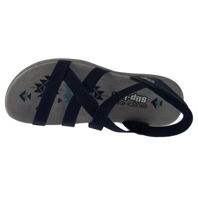 3. Skechers Slip-Ins: Reggae Slim - Stretch Flex 163460-NVY Navy 36