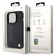 8. BMW MagSafe Leather Hot Stamp case for iPhone 15 Pro - black