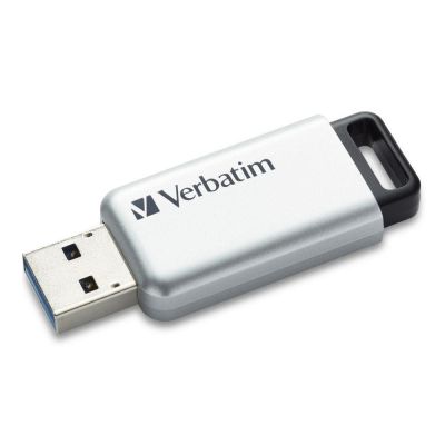 4. Verbatim Secure Pro USB Flash Drive 16GB USB Type-A 3.2 Gen 1 Silver