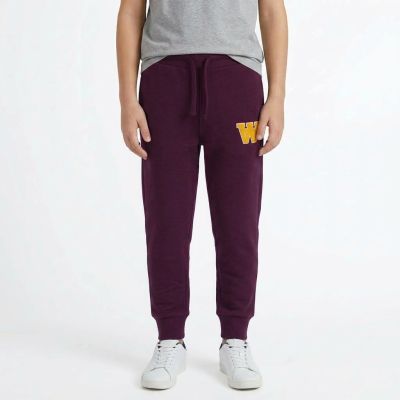 5. Wood Wood Ran Burgundy Kids' Sweatpants - 10235002-2424