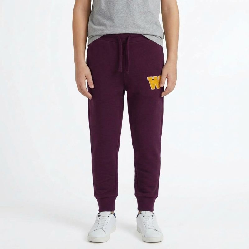5. Wood Wood Ran Burgundy Kids' Sweatpants - 10235002-2424