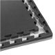 16. Exercise Mat with Safety Certificate - Puzzle 1x1m - Black - Gray 2 cm