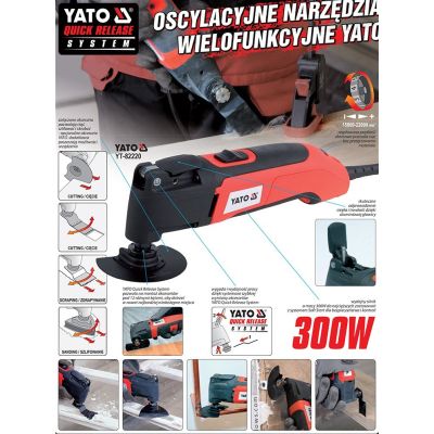4. YATO 300W MULTI-FUNCTION TOOL