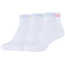 Skechers 3PPK Wm Mesh Ventilation Quarter Socks SK42022-1000 White 35-38
