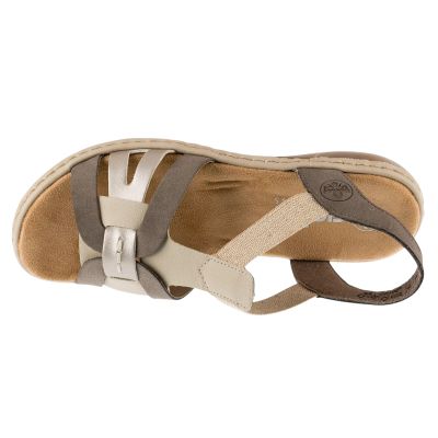3. Rieker Sandals 65918-64 Beige 36