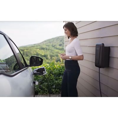 3. EVCS Charging station Hager witty one 11kW 3f RFID Bluetooth with 6.5m cable T2