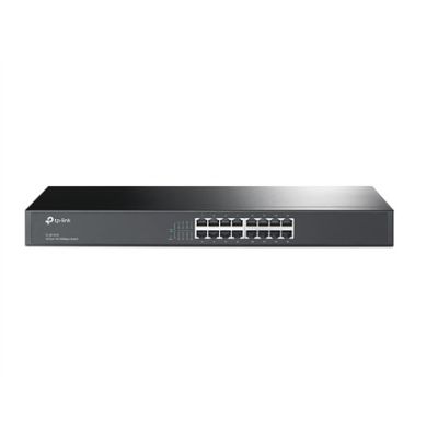2. TP-Link TL-SF1016 Unmanaged Fast Ethernet Switch (10/100), 1U, Black