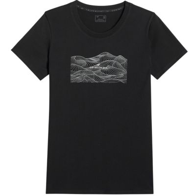 2. Women's T-shirt 4F F2785 deep black 4FWSS26TTSHF2785 20S