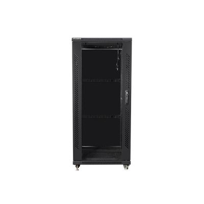 2. Lanberg FF01-6827-12B 27U Freestanding Rack Black