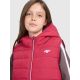 7. Girls' down vest with synthetic filling 4F 4FJRAW25TVJAF322-54S