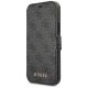Guess GUFLBKSP12M4GG iPhone 12/12 Pro 6.1" grey/grey book 4G Charms Collection