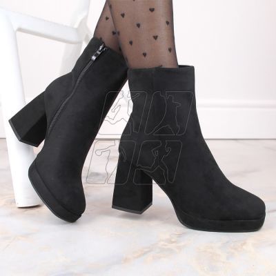 2. Suede ankle boots Jezzi W JEZ411A, black