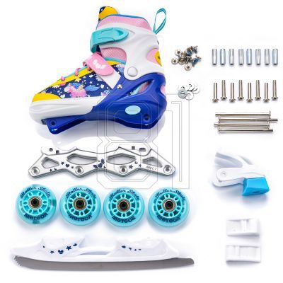 8. Inline skates Meteor 4in1 Unicorn L 38-41 10146