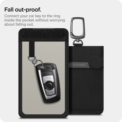 8. Anti-theft Spigen Pouch Keyless RFID Signal Blocker - black