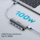 11. UNITEK ACTIVE HUB USB-C 2X HDMI, SD READER, 4K, RJ-45, PD 100W, 5 GBPS