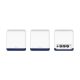 9. Mercusys Halo H50G (3-pack) Dual-band (2.4 GHz/5 GHz) Wi-Fi 5 (802.11ac) White Indoor
