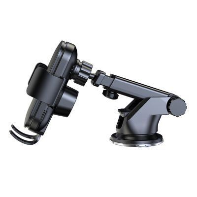 3. Wozinsky WUMID Car Dashboard Phone Holder with 15W Inductive Charger - Black