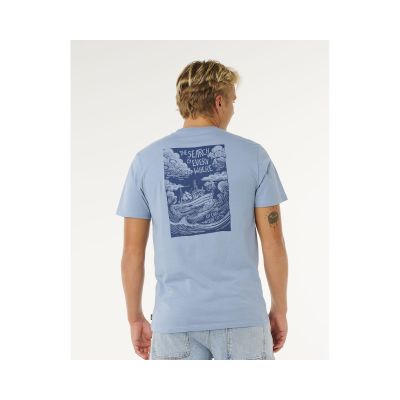 3. Men's RIP CURL Keep On Trucking Ss Tee Blue