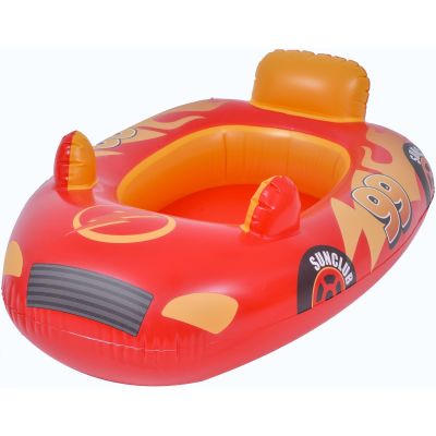 6. INFLATABLE CAR BOAT FOR SWIMMING 86X60.5CM 37621 ORANGE