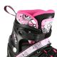 6. NH10905 4in1 PINK LED SIZE S(31-34) ROLLER SKATES WITH DIMENSIONAL HOCKEY BLADE NILS EXTREME