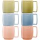 STAUB SERVING Set of 6 Ceramic Mugs - Multicolor, 350 ml