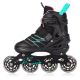 6. Meteor Roller Skates L 38-43 Buzzy Black/Pink/Mint